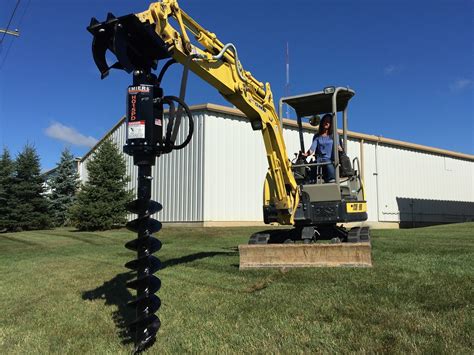 mini excavator auger for sale|mini excavator auger package.